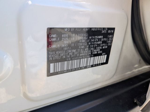 2016 Subaru Outback 2.5i Limited