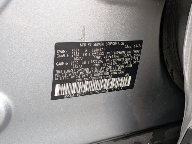 2022 Subaru Outback Limited XT