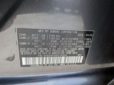 2024 Subaru Crosstrek Sport