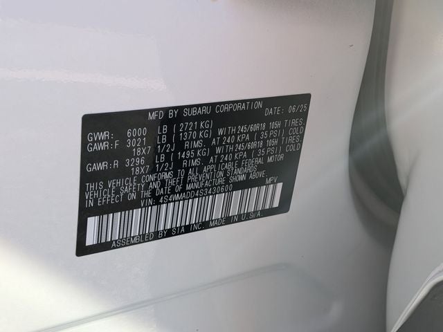 2025 Subaru Ascent Premium