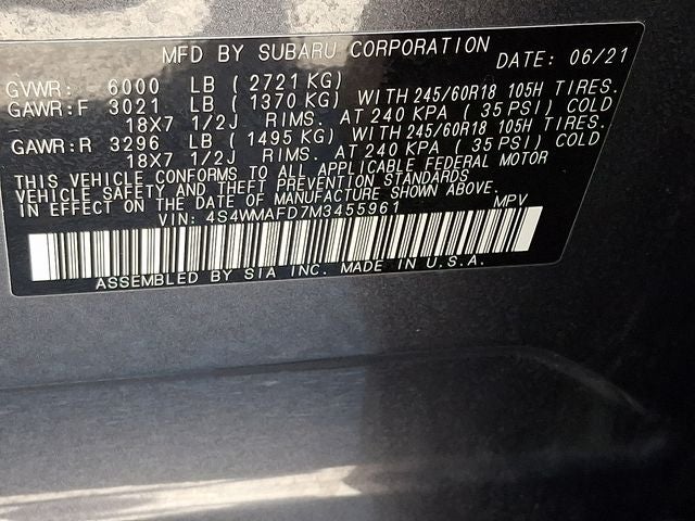 2021 Subaru Ascent Premium
