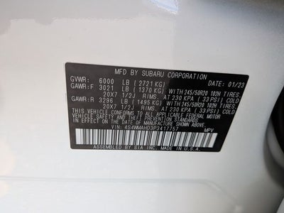 2023 Subaru Ascent Onyx Edition