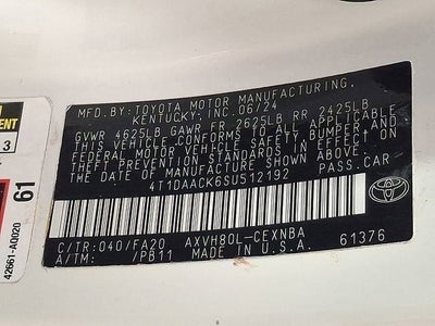 2025 Toyota Camry LE