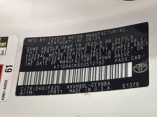 2025 Toyota Camry LE