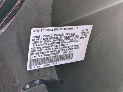 2019 Honda Pilot EX-L