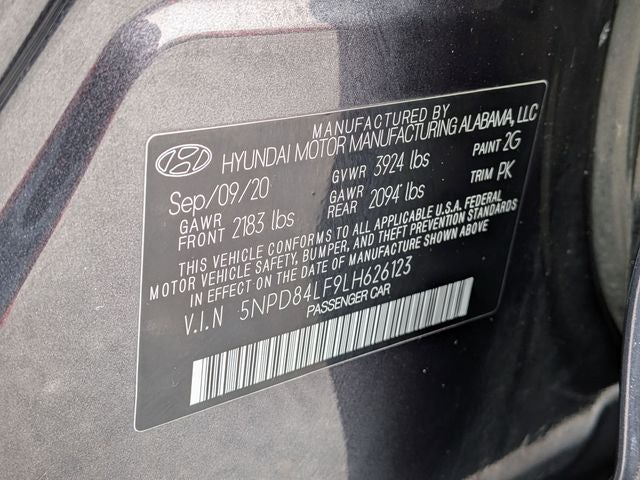 2020 Hyundai Elantra SEL