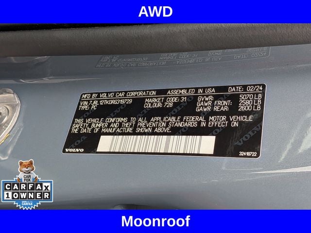 2024 Volvo S60 B5 Core Dark Theme