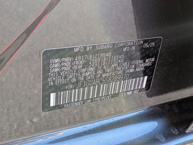 2025 Subaru Impreza Base