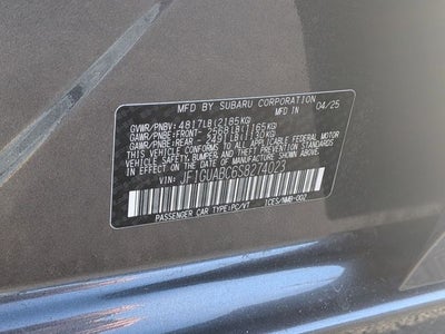 2025 Subaru Impreza Base