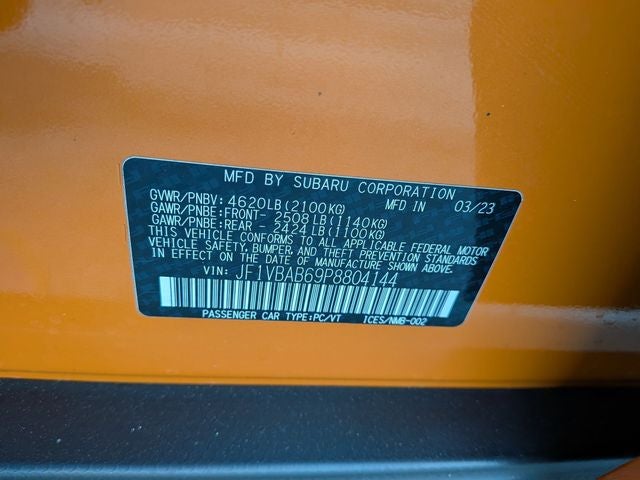 2023 Subaru WRX Base