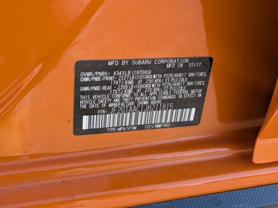 2018 Subaru Crosstrek 2.0i