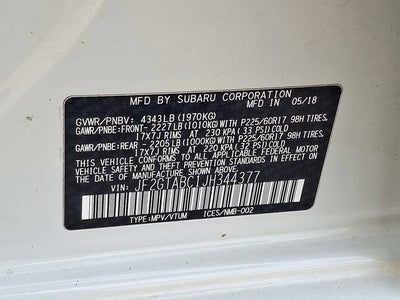 2018 Subaru Crosstrek 2.0i Premium