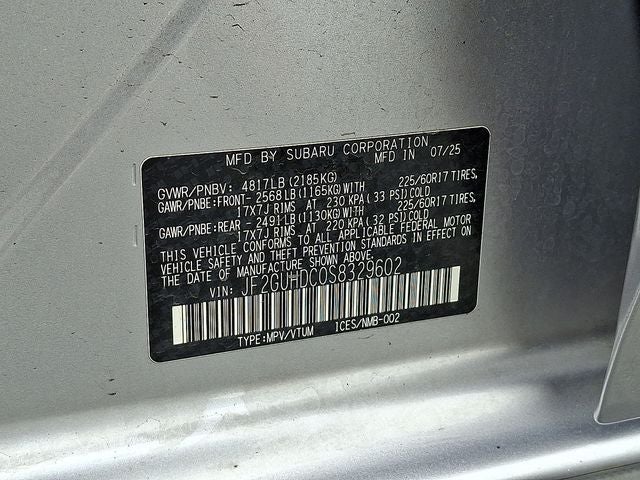 2025 Subaru Crosstrek Premium
