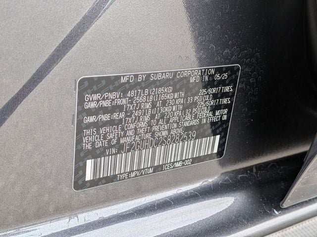 2025 Subaru Crosstrek Premium