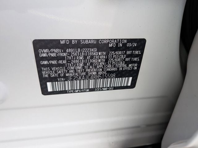 2024 Subaru Forester Wilderness