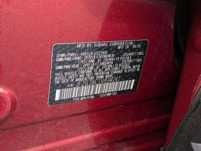 2025 Subaru Forester Base