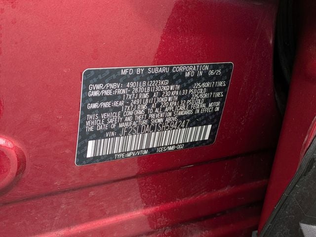 2025 Subaru Forester Base