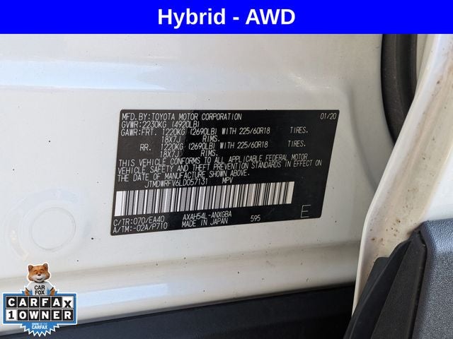 2020 Toyota RAV4 Hybrid Limited