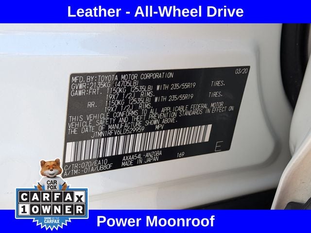 2020 Toyota RAV4 Limited