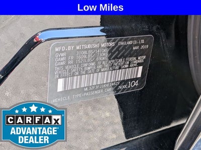 2019 Mitsubishi Mirage G4 ES