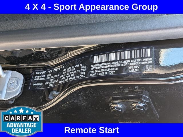 2018 Jeep Renegade Sport