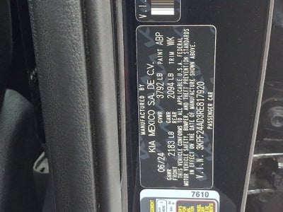 2024 Kia Forte LXS