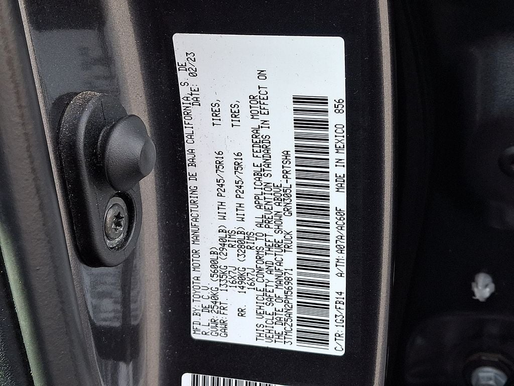 2023 Toyota Tacoma SR V6