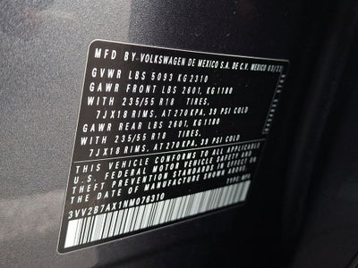 2022 Volkswagen Tiguan 2.0T SE