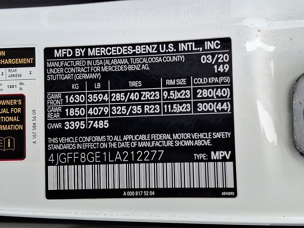 2020 Mercedes-Benz GLS GLS 580 4MATIC®