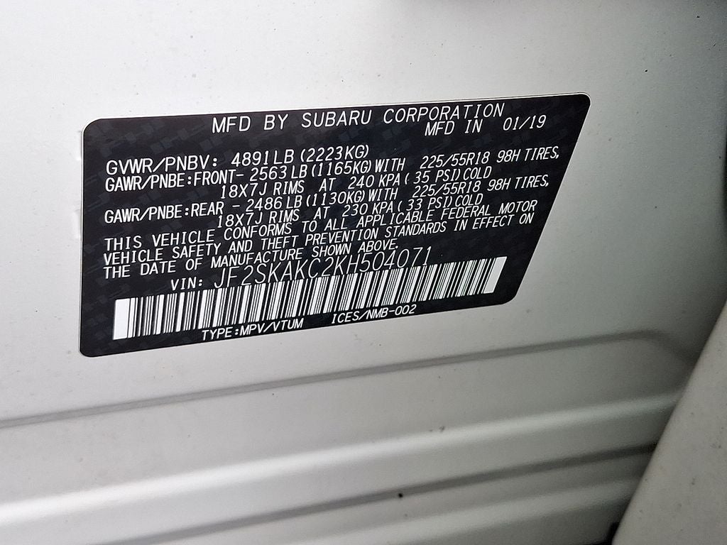 2019 Subaru Forester Sport