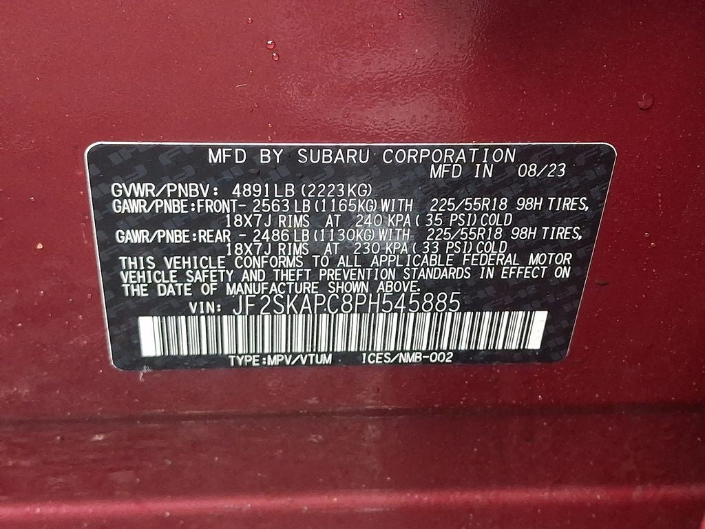 2023 Subaru Forester Limited