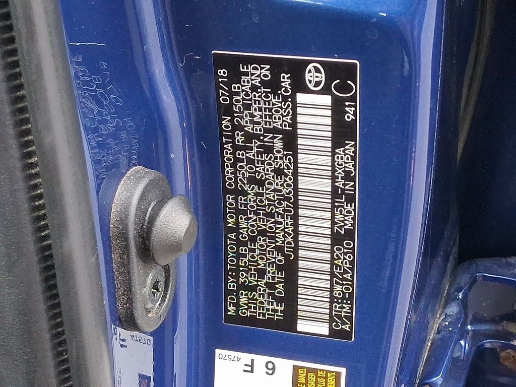 2018 Toyota Prius Four