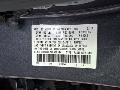 2014 Honda Accord EX