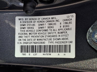 2016 Honda Civic EX