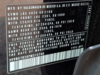 2023 Volkswagen Taos 1.5T SE