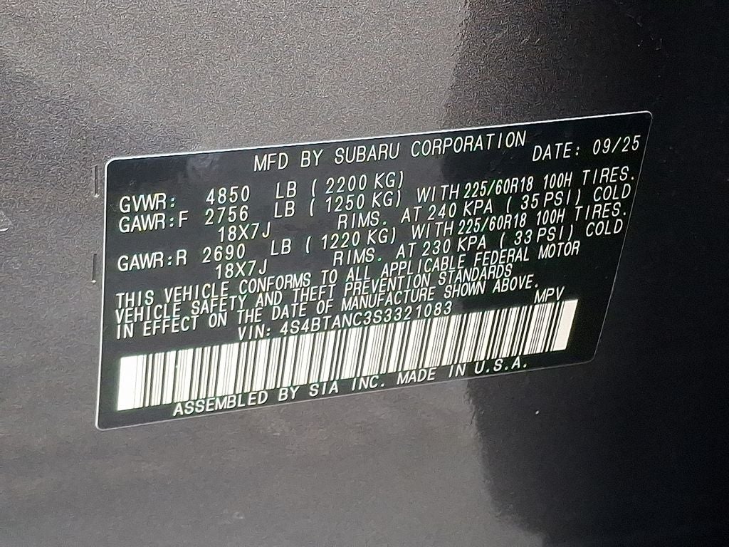 2025 Subaru Outback Limited