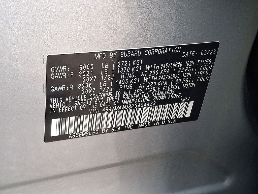 2023 Subaru Ascent Touring