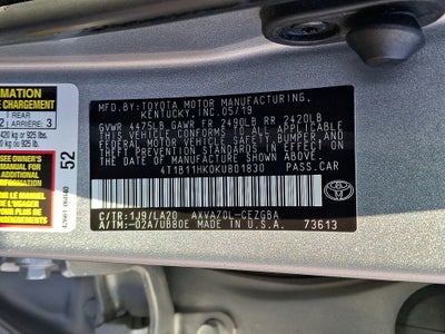 2019 Toyota Camry XLE