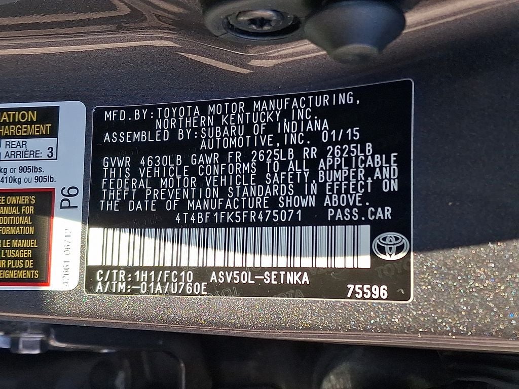 2015 Toyota Camry LE