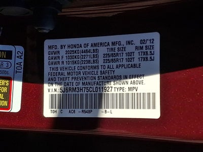 2012 Honda CR-V EX-L