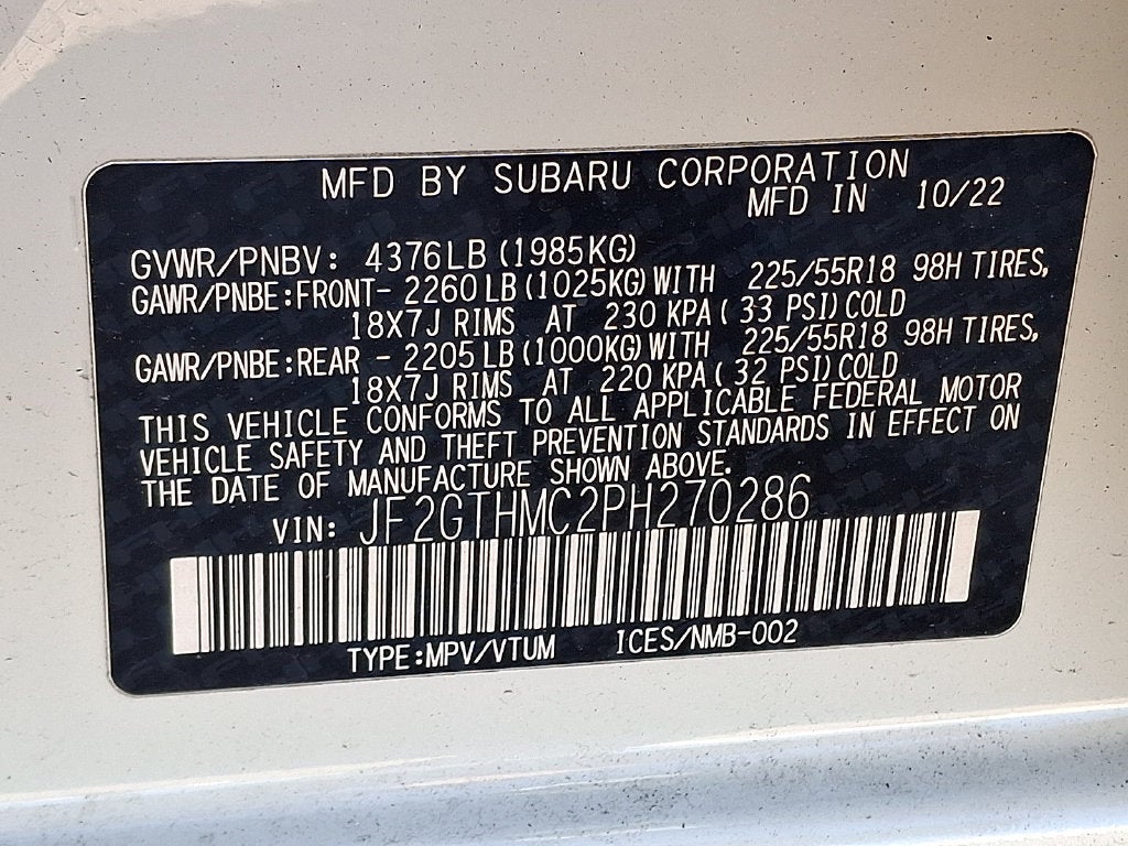2023 Subaru Crosstrek Limited