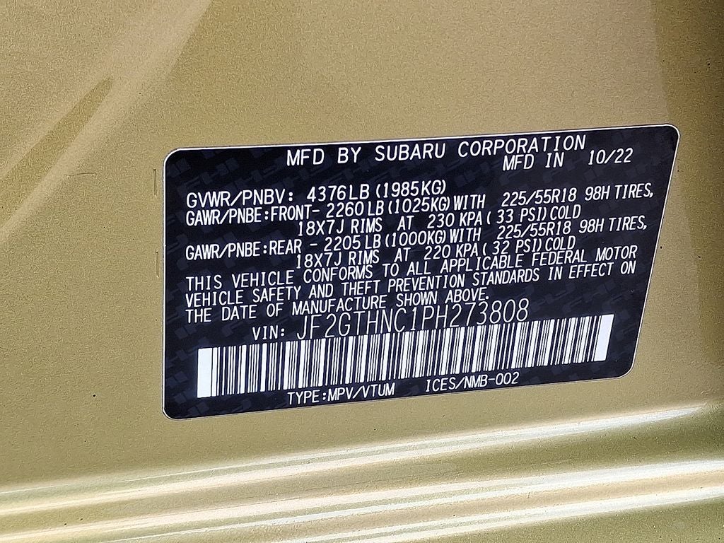 2023 Subaru Crosstrek Limited