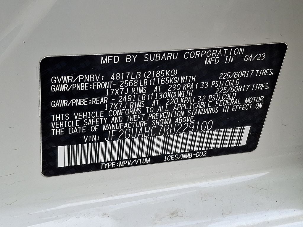 2024 Subaru Crosstrek Base