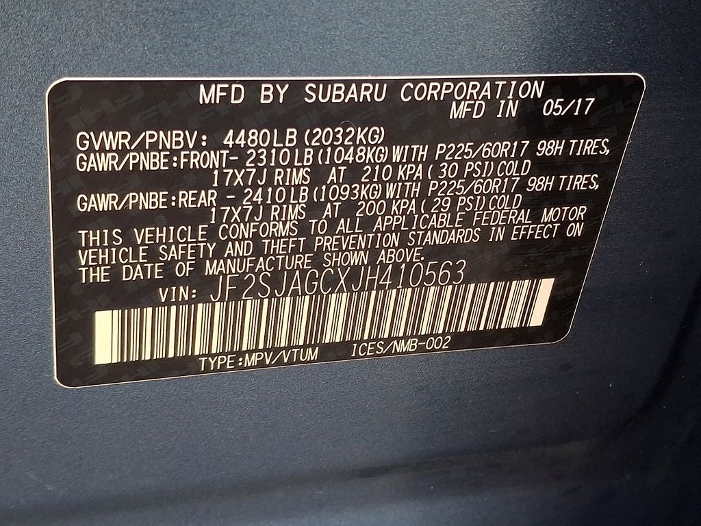 2018 Subaru Forester 2.5i Premium