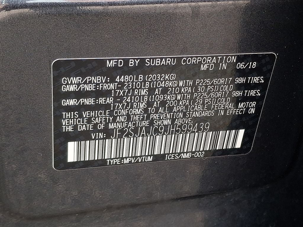 2018 Subaru Forester 2.5i Limited