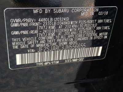 2018 Subaru Forester 2.5i Limited