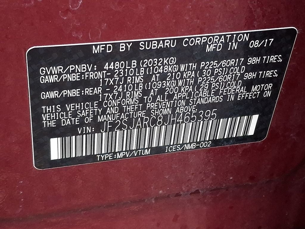 2018 Subaru Forester 2.5i Limited