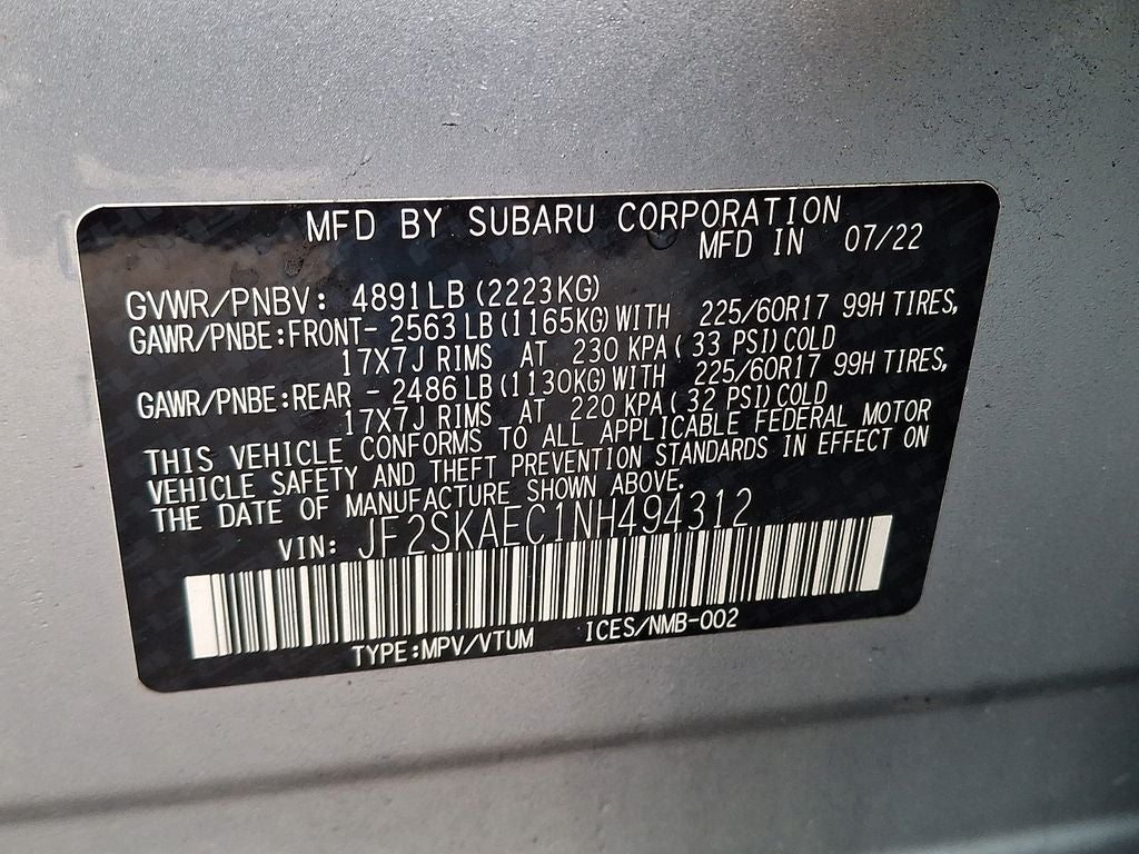 2022 Subaru Forester Premium