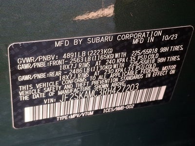 2024 Subaru Forester Touring