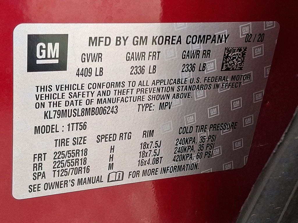 2021 Chevrolet TrailBlazer RS